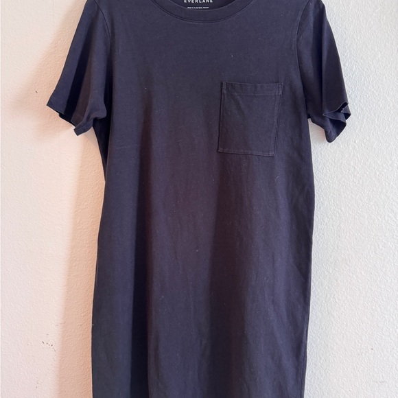 Everlane Charcoal Crew Neck Tee Dress - Picture 6 of 6